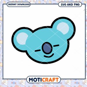 Cute Koala SVG PNG Instant Download