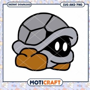 Cute Koopa Troopa SVG Instant Download
