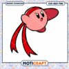 Cute Kirby Character Design, Available as SVG and PNG File