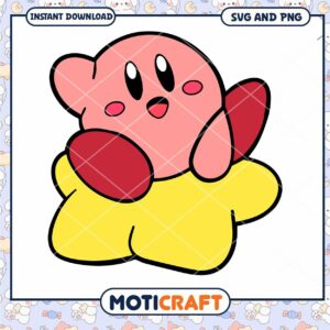 Cute Kirby Character Design, Perfect for Craft Projects Download
