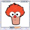 Cute Hairy Character SVG, Instant Download PNG for Crafts