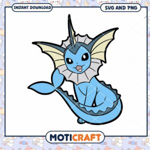 Cute Gyarados SVG PNG Instant Download