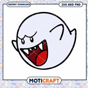 Cute Ghost Character Design, perfect for Halloween decor and crafts