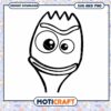 Cute Fork Character Illustration, perfect for crafts and designs 1 Cute Fork Character Illustration, perfect for crafts and designs