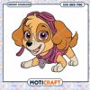 Cute dog character illustration, digital download in PNG format