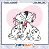 Cute Dalmatian Puppies Graphic, Perfect for DIY Projects and Crafts