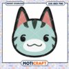 Cute Cat Face SVG PNG Instant Download