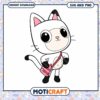 Cute Cat Character Illustration, Perfect for Fun DIY Projects