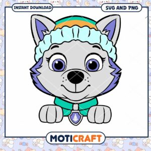 Cute cartoon wolf character illustration, perfect for crafts and designs
