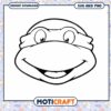 Cute cartoon turtle mask design for kids, perfect for crafting projects 1 Cute cartoon turtle mask design for kids, perfect for crafting projects