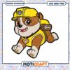 Cute cartoon puppy character design for kids, instant download PNG file