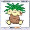 Cute cartoon palm tree character download, SVG and PNG formats available