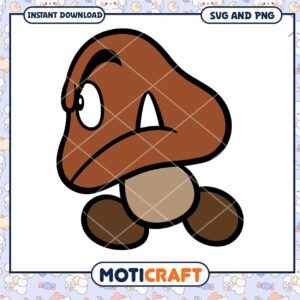 Cute cartoon mushroom character illustration, available for download png