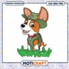 Cute cartoon dog in explorer outfit, available as SVG and PNG design 2 Cute cartoon dog in explorer outfit, available as SVG and PNG design