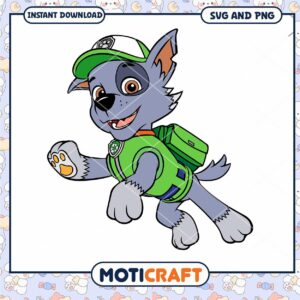 Cute cartoon dog design for downloads, available in SVG and PNG formats