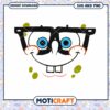 Cute cartoon character with glasses design, perfect for crafts and projects