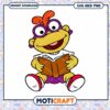 Cute cartoon character reading a book, digital download available PNG and SVG