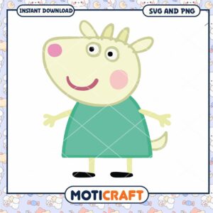 Cute cartoon character illustration, perfect for kids crafts and prints
