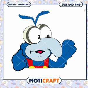 Cute cartoon character illustration for kids, perfect for crafts downloads
