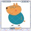 Cute cartoon character illustration, available for instant download
