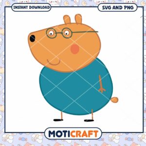 Cute cartoon character illustration, available for instant download