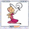 Cute cartoon character illustration for instant download, ideal for crafts