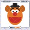 Cute cartoon character face illustration for designs, instant download available