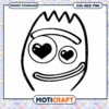Cute cartoon character design, perfect for crafts and projects