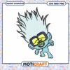 Cute cartoon character design for crafts, perfect for kids projects