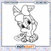 Cute cartoon character coloring page, fun and engaging activity