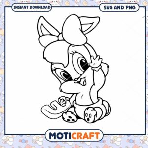 Cute cartoon character coloring page, fun and engaging activity