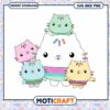 Cute Cartoon Cats SVG and PNG, Perfect for Instant Download Projects