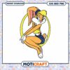 Cute cartoon bunny girl design, perfect for scrapbooking projects