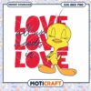 Cute cartoon bird with love quote, perfect for crafting projects