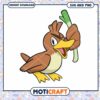Cute cartoon bird illustration for instant download, perfect for crafts