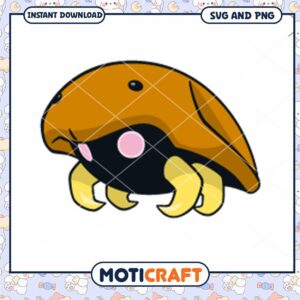 Cute cartoon beetle design for instant download, available in PNG and SVG formats