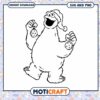 Cute cartoon bear with cookies, instant download SVG and PNG files 1 Cute cartoon bear with cookies, instant download SVG and PNG files