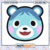 Cute Cartoon Bear Face SVG PNG Instant Download for Crafts 1 Cute Cartoon Bear Face SVG PNG Instant Download for Crafts