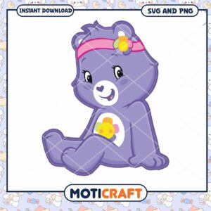 Cute Care Bear SVG, PNG Instant Download