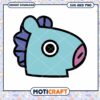 Cute Blue Fish Design for Crafts, Available as SVG and PNG 2 Cute Blue Fish Design for Crafts, Available as SVG and PNG