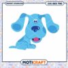 Cute blue cartoon dog design, perfect for crafts and projects