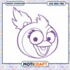 Cute Bird Character Design, Instant Download SVG and PNG File 2 Cute Bird Character Design, Instant Download SVG and PNG File