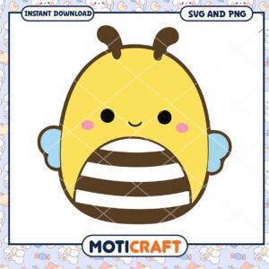Cute Bee SVG, Instant Download