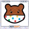 Cute Bear Mask SVG PNG Instant Download