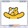 Cute bear illustration for kids, instant download in SVG PNG formats