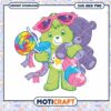 Cute Bear Holding Lollipop and Cotton Candy, Fun SVG and PNG Download