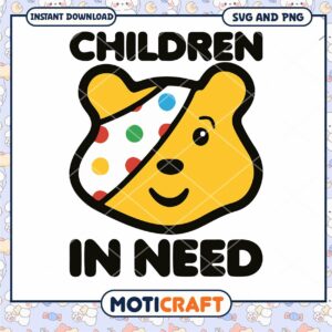 Cute Bear Design for Children, Perfect for Charity Support Gifts