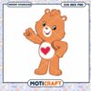 Cute bear character design for instant download, available in SVG and PNG formats