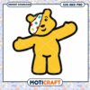 Cute bear character design for crafts, perfect for kids activities