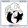 Cute baby playing on a ball design, perfect for crafting projects